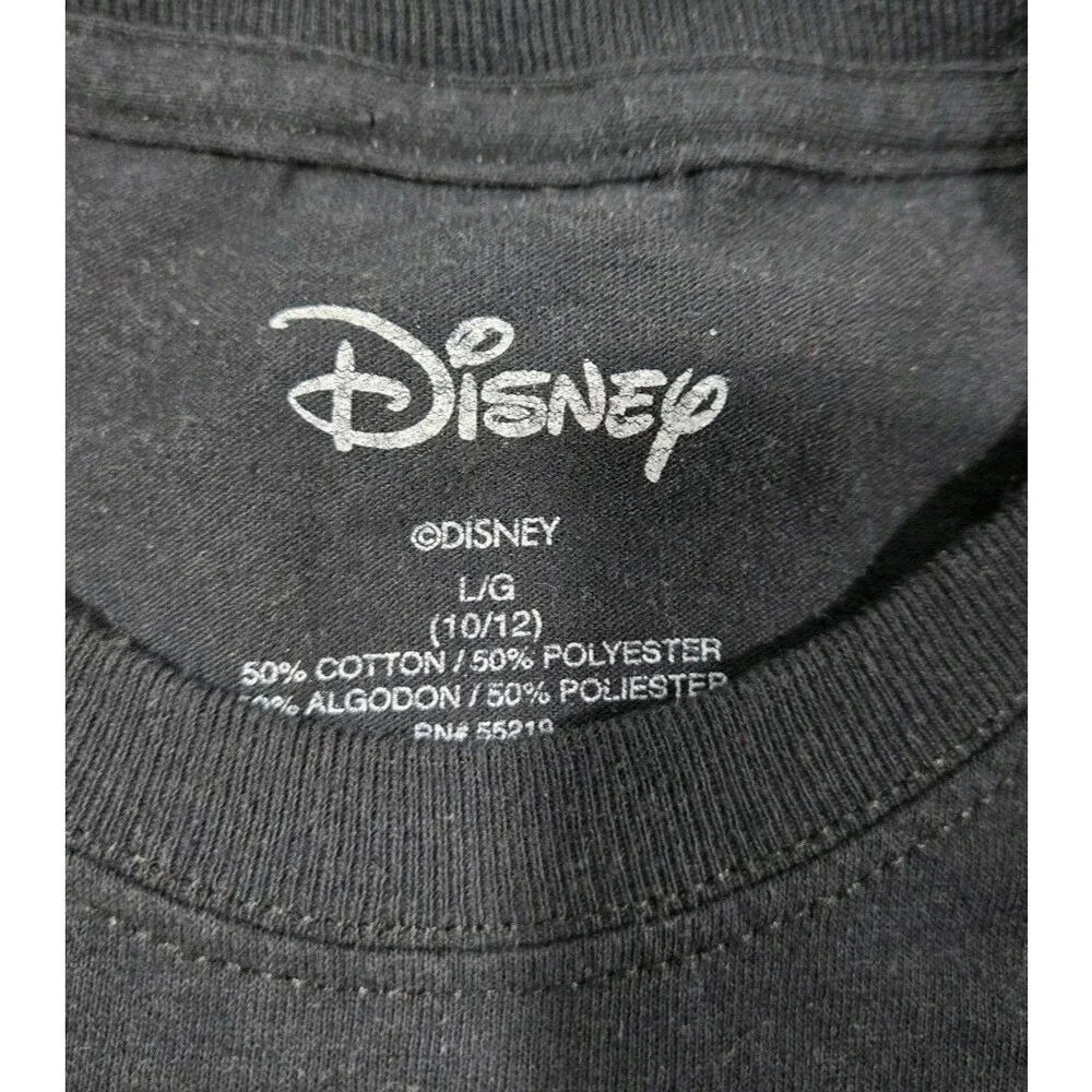 Boys Disney Mickey Mouse Short Sleeve T Shirt Black Large 10/12
